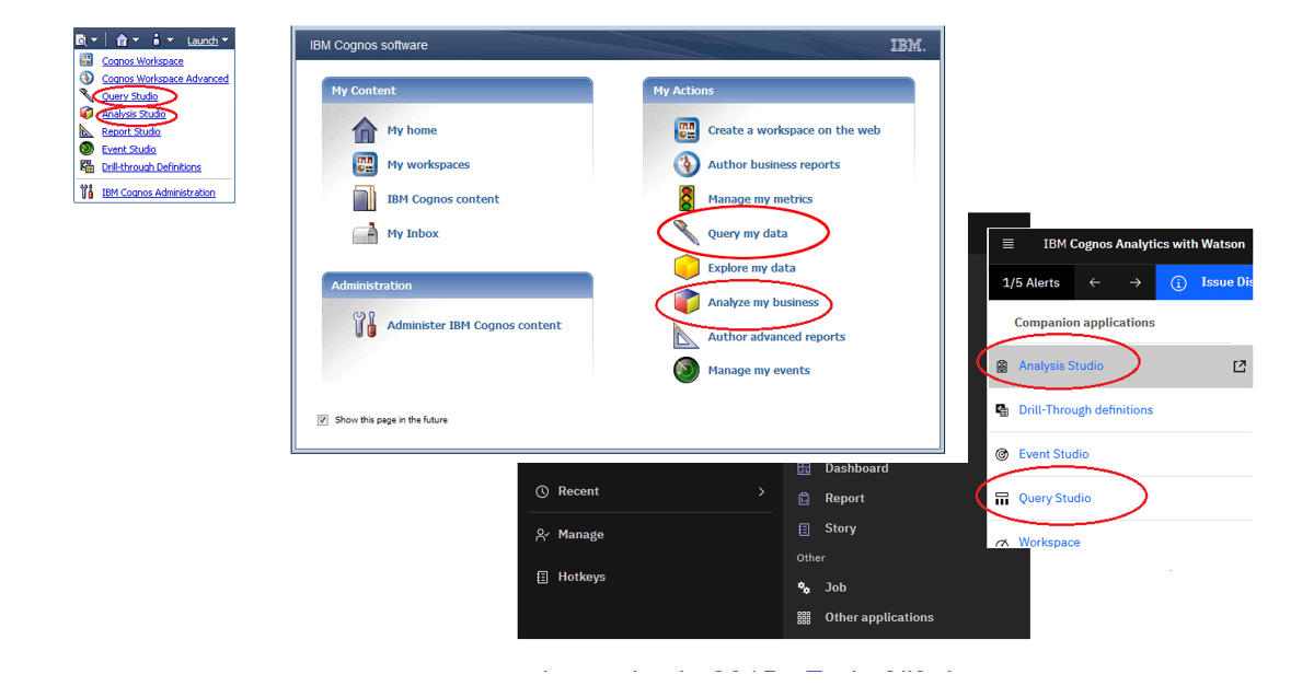 What to Do about Query Studio and Analysis Studio? - PMsquare