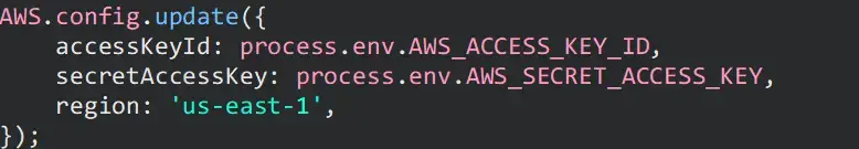 Set up AWS Credentials