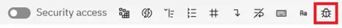 TI process debugger