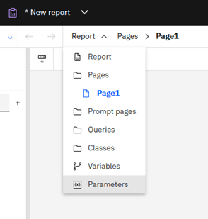 Navigation in reporting