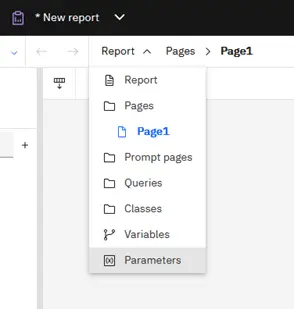 Navigation in reporting