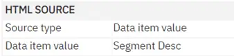 change the source type in the second tag and select the data item you added