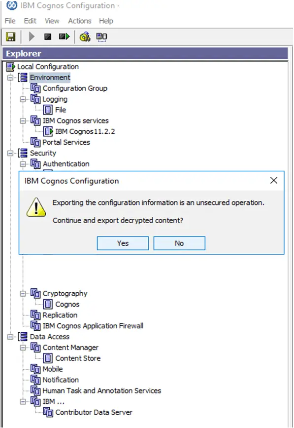 export decrypted content