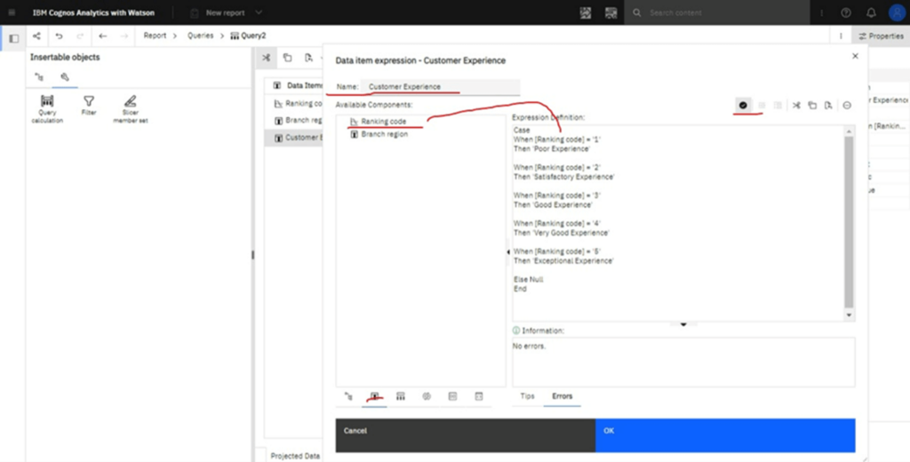 Image 9. Creation of the Ranking Code