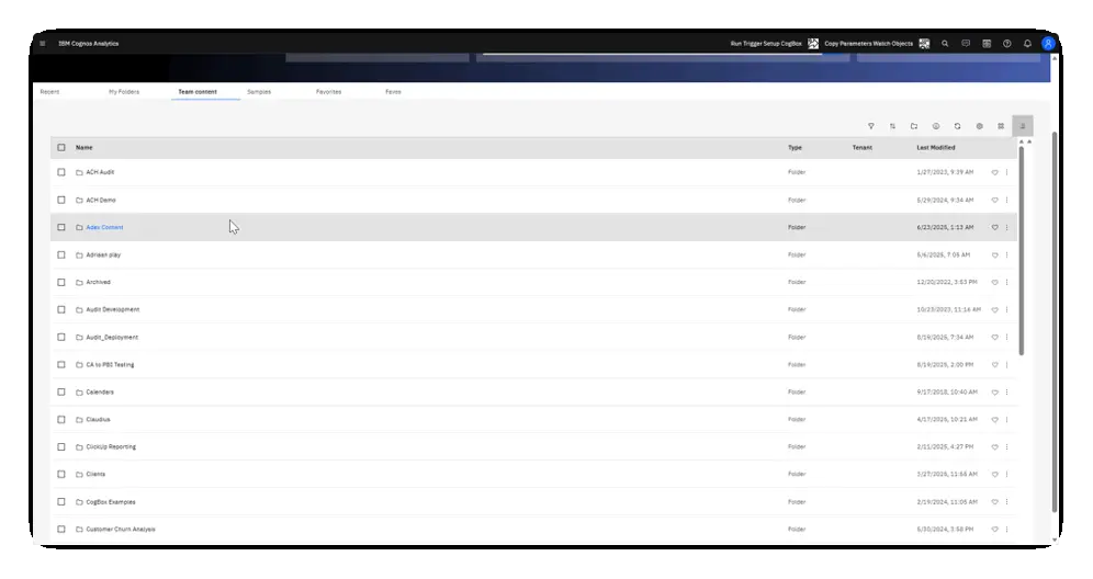 Users can quickly open a Dashboard, select a data source and start fining answers to their questions.